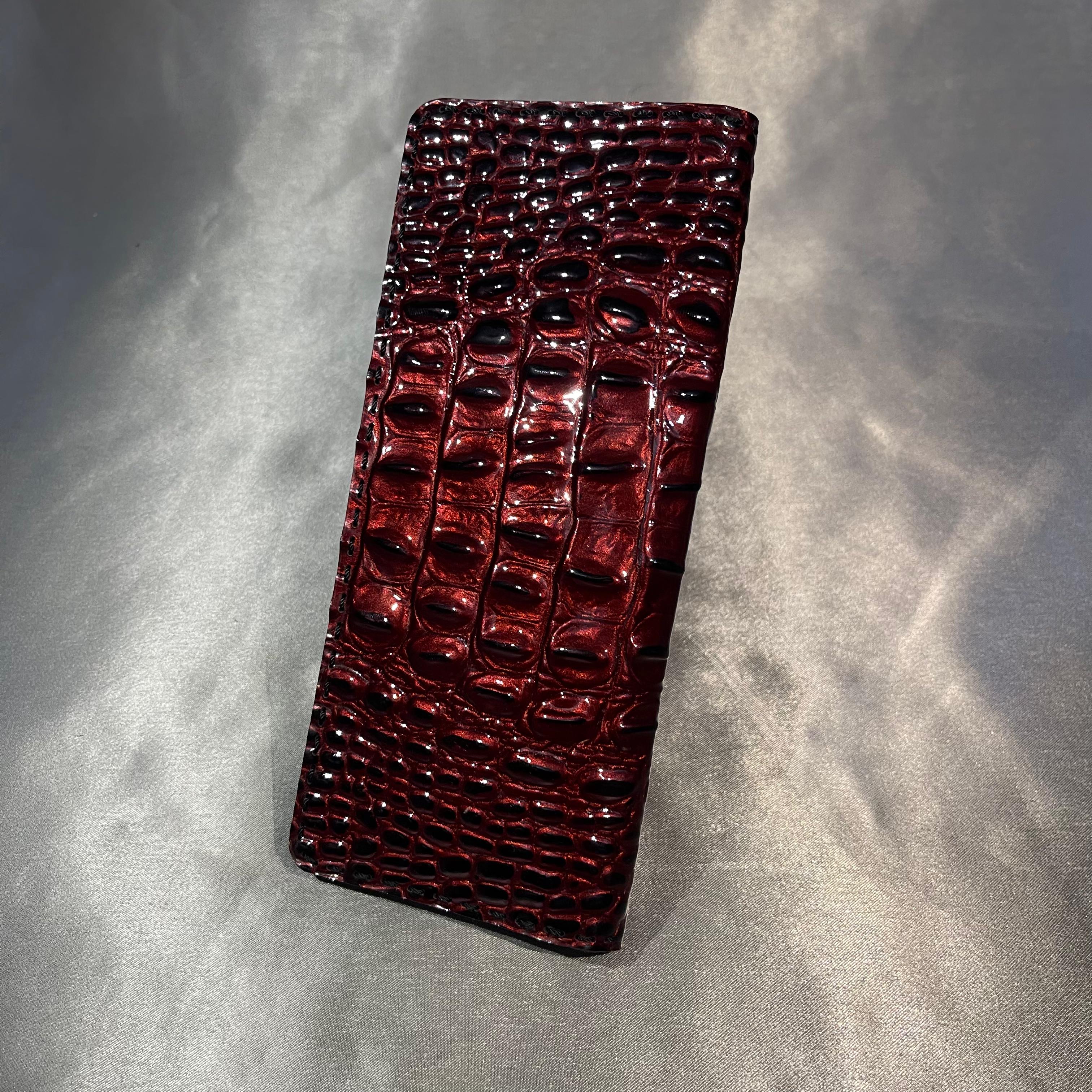 Luxury Crocodile long Leather Wallet