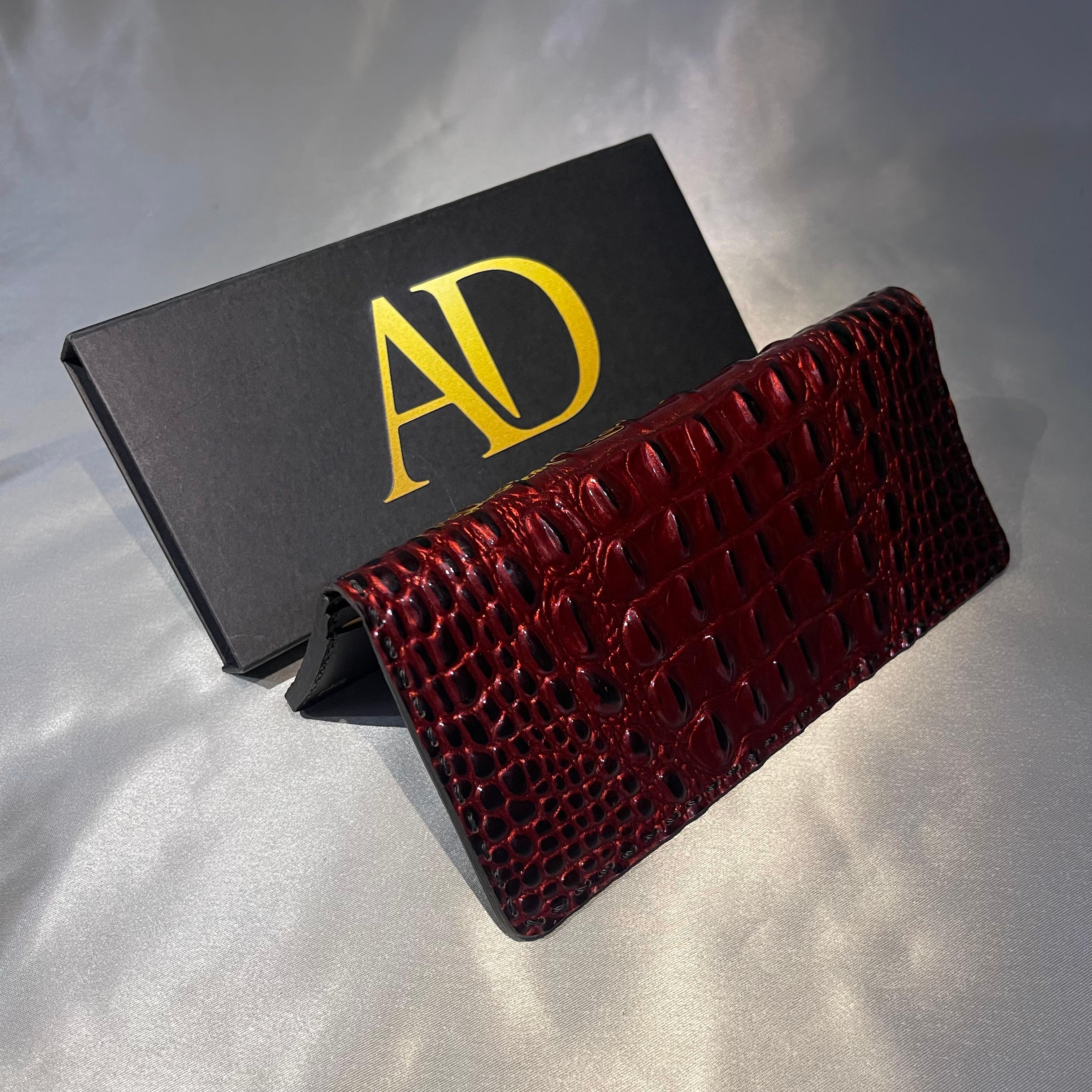 Luxury Crocodile long Leather Wallet
