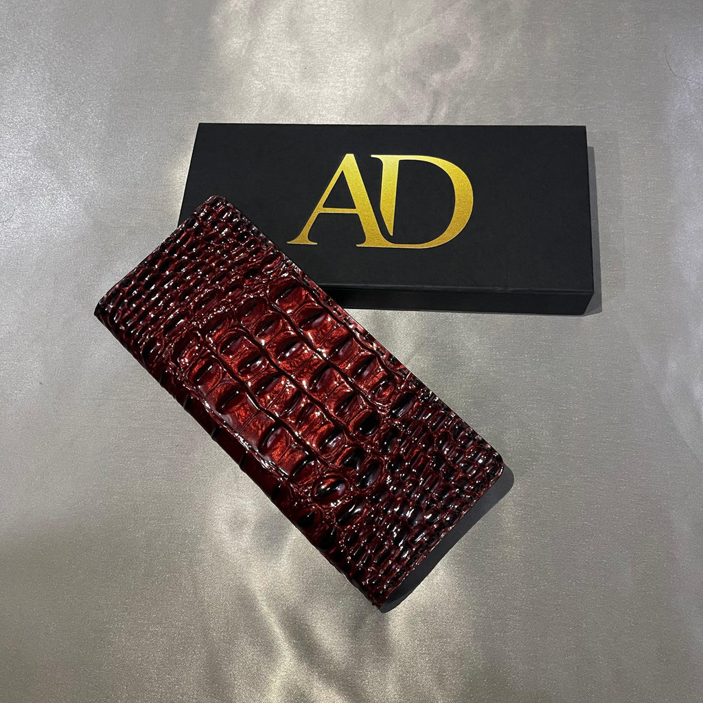 Luxury Crocodile long Wallet