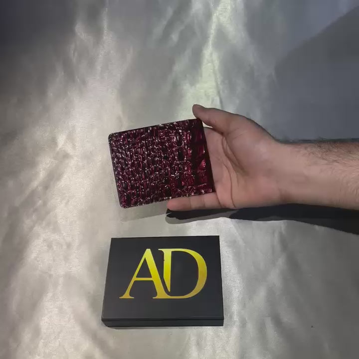 Luxury Crocodile Leather Wallet